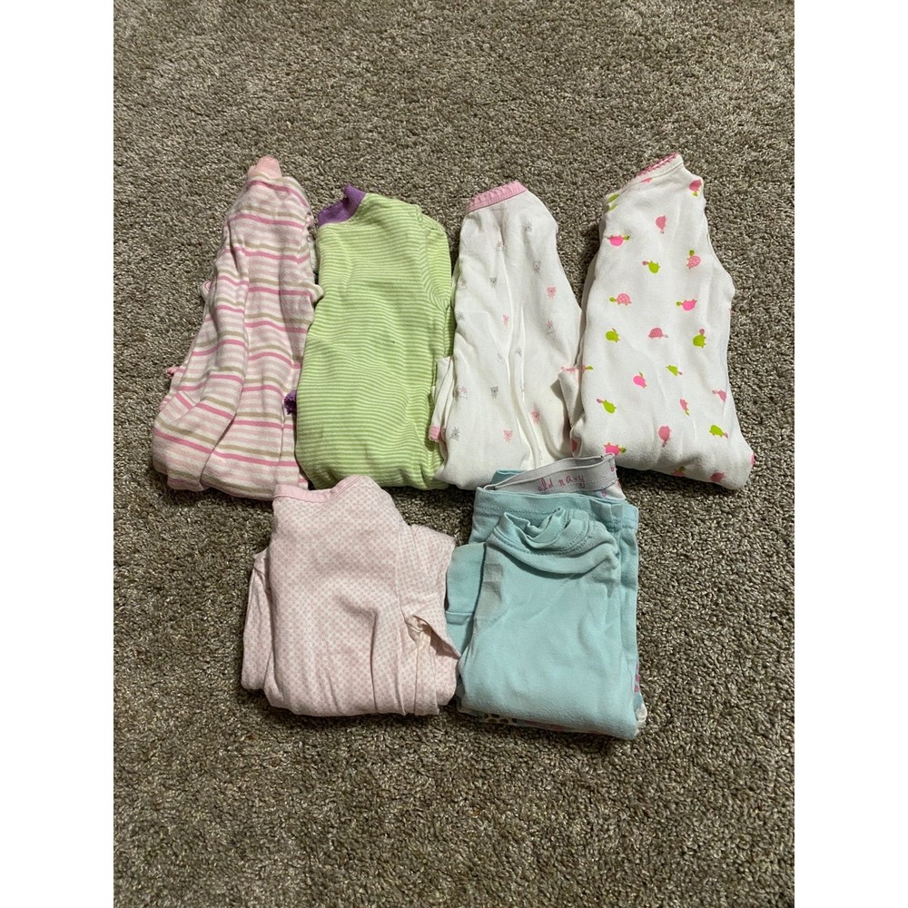 Carter’s Footie Pajamas Size 6 M Bundle